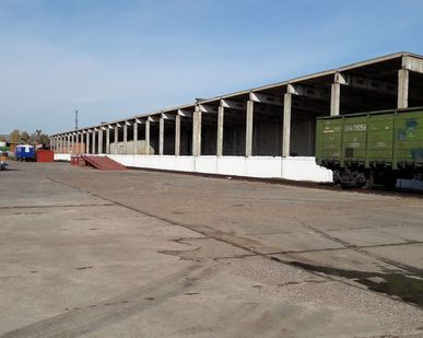фото Подача железнодорожного состава для разгрузки и погрузки