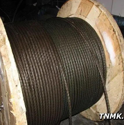 Фото №0 Канат стальной 5 мм ГОСТ 3063 ТК 1х19 (1+6+12)