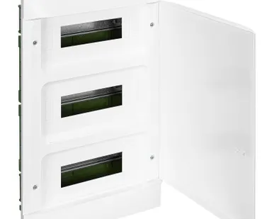 фото Щиток пластиковый встраиваемый Practibox S (в полые стены) 3х12 бел. дверь Leg 135563