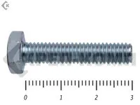 Фото №0 Болт полная резьба, цинк DIN933 6х 30 пр.5,8 Фасовка (2,5кг/333)
