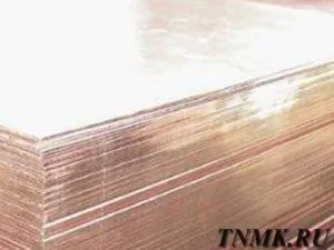 Фото №0 Лист бронзовый 3 мм БРАЖМЦ