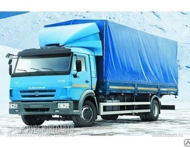 фото КАМАЗ 5308-6013-23 (А4) борт тент ( Евро 4)