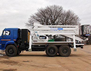 фото Автогидроподъемник АГП 29РТ на шасси КАМАЗ 43114 с двигателем на газовом то