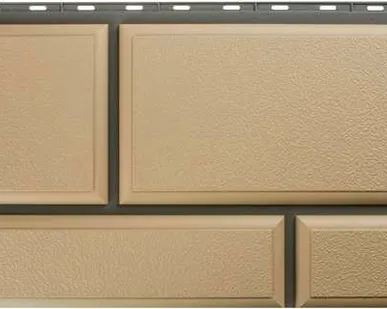 фото Фасадная панель Камень Флорентийский (слоновая кость)