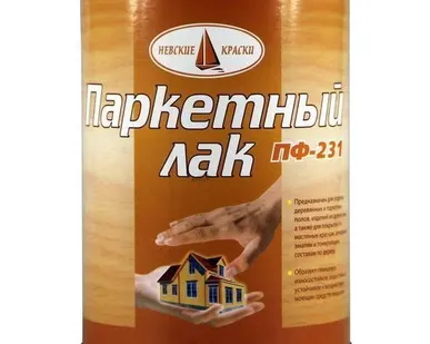фото Лак паркетный ПФ-231 Невский, 0.8 кг