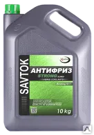 фото Антифриз SAVTOK G11 - 40 С зеленый канистра 10кг