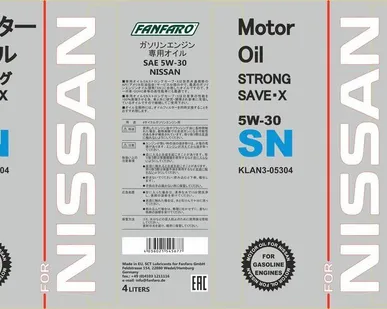 фото Масло моторное NISSAN 5W-30