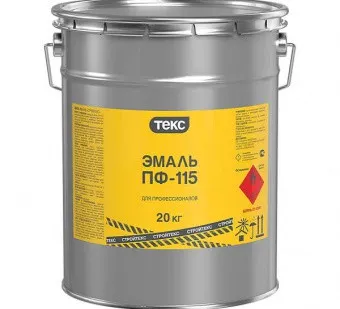 фото Эмаль ПФ-115 зеленый СтройТЕКС 20 кг
