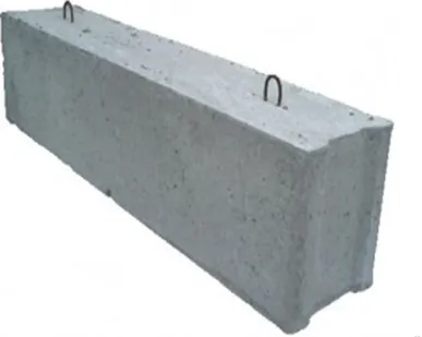 фото Фундаментный блок сплошной ФБС 12.6.3 0,31 кг