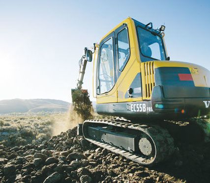 Фото №0 Аренда мини-экскаватора Volvo EC55В