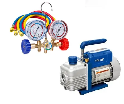 Фото №0 Вакуумный насос Value и коллектор манометрический
