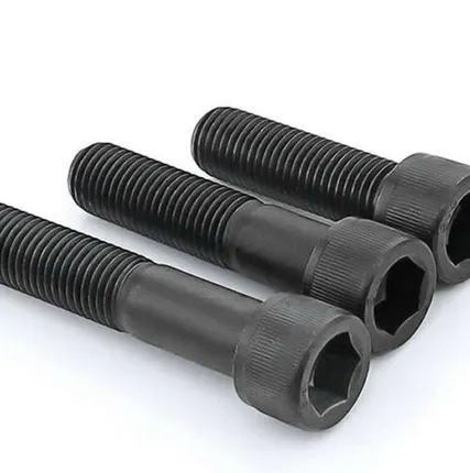 Фото №0 Болт (винт) DIN 912 с внутренним шестигранником 10х1,25х40 полная резьба класс прочности 12.9, оксидированная сталь