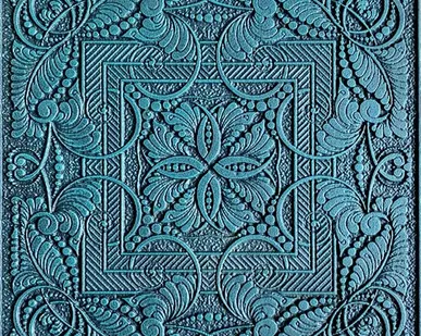 фото Чугунная плитка "Флора"