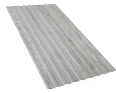 фото Профнастил двухсторонний МП 20 PRINT Светлая берёза 0,45 мм