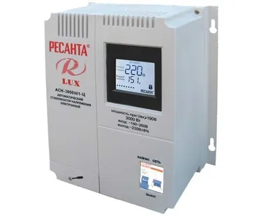 фото Стабилизатор АСН- 3 000Н/1-Ц Ресанта_Lux