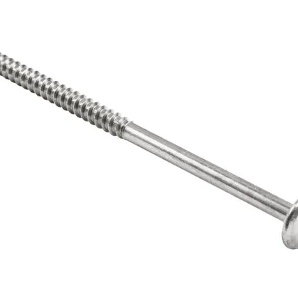 Фото №0 Шуруп для дерева 6,3*70/6,5*70 белый цинк (уп / 0,1 тыс.шт.) РП