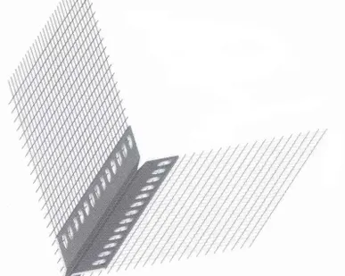 фото Профиль угловой ПВХ с армирующей сеткой 10х15см X-glass
