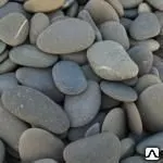 фото Галька (в ассортименте), цвет речная светлая плоская, фракция 10-15 мм, т