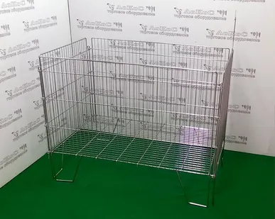 фото Корзина для распродаж, переставная полка, 1000*610*850мм, хром