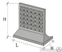 фото Самостоящий забор ПО 25х25с
