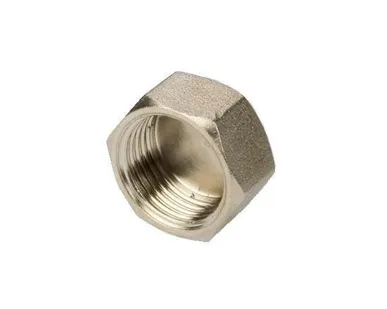 фото Заглушка никелированная d 15 мм резьба внутренняя