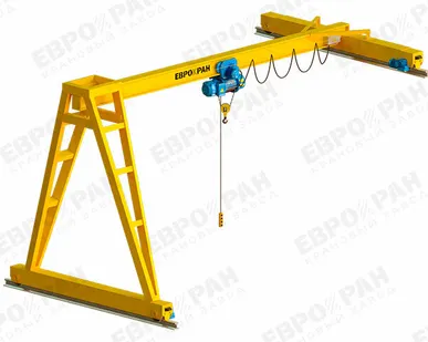 фото Полукозловой кран однобалочный (под заказ)