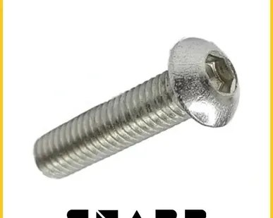 фото Винт полукр/гл внутр/ш ISO 7380-1 А2 м4х12