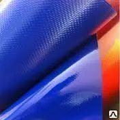 фото Тентовое полотно "ПВХ", пл.650 гр, ш. 1,5 м, Тарпаулин ш. 2,0 и 4,0 м