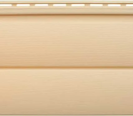 Фото №0 Виниловый сайдинг «Блок-хаус» золотистый BH-03 - 3,10м