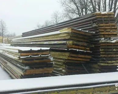 фото Сэндвич панели ппу Кровля 80мм, 11,73 м