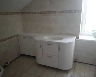 фото Изготовление тумбы под раковину в ванную