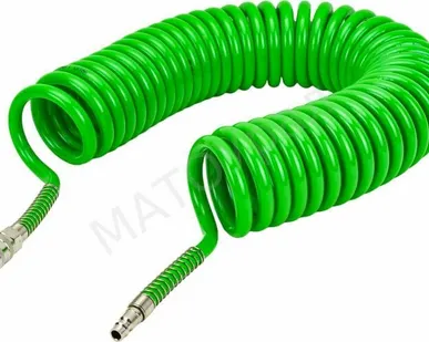 фото Шланг полиурет. спиральный ф8/12 мм с быстросъемн. соед. ECO (длина 10м)