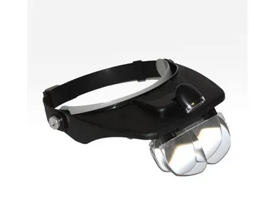 фото Лупа налобная с подсветкой