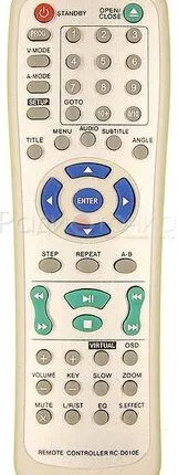 Фото №0 Пульт ДУ HYUNDAI RC-D010E, R-301E, KT-9833 (DVD)