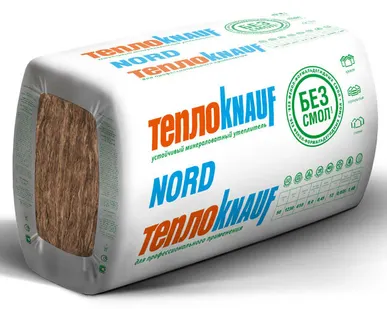 фото Утеплитель ТеплоКНАУФ НОРД TR035 50х610х1230мм 12шт 9м2 0,45м3 KNAUF INSULATION плита