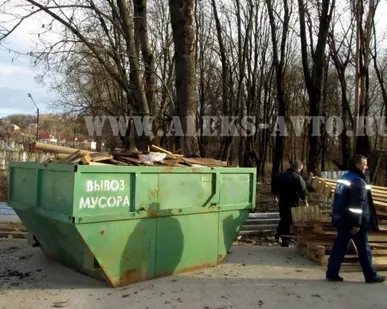 фото Аренда контейнера для строительного мусора 8м3