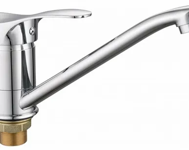 фото Дисма Смеситель для кухни Maxonor с гайкой, хром MN4901