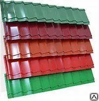 Фото №0 Металлочерепица с полимерным покрытием