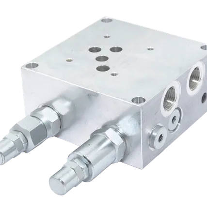 Фото №0 002.680.000_VD-CTP-05-002.680.0X0 - Клапан разгрузочный для совместной работы насосов низкого и высокого давлений CETOP05, давление настройки 20-350 Бар, расход 90 л/мин, AP - G3/8", BP - G1/2", T - G3/4", M - G1/4"