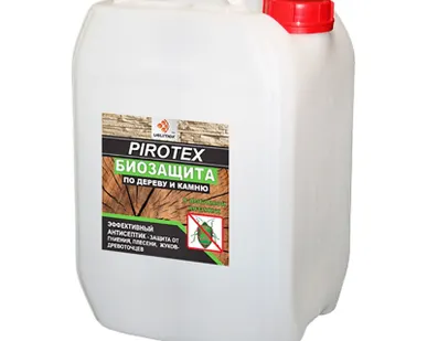 фото Пропитка биозащита против плесени зеленый Pirotex Ивитек 5л