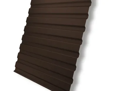 фото Профнастил С-20 (RAL 8017) коричневый шоколад 1150х2000х0,5мм (2,3м2)