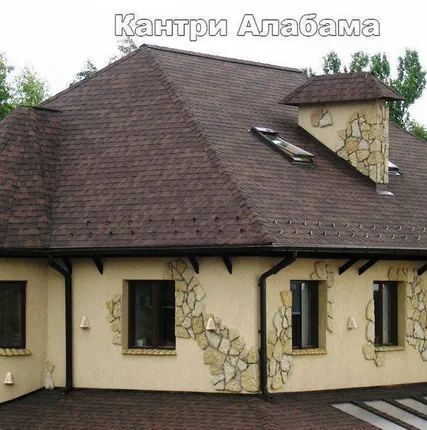 Фото №1 Гибкая черепица ШИНГЛАС КАНТРИ (алабама)