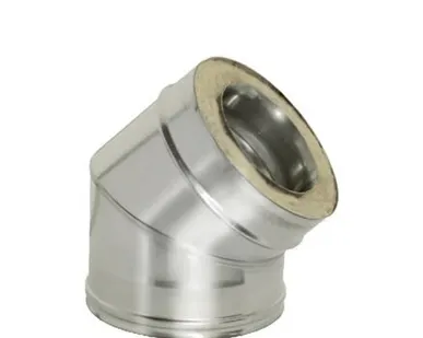 фото Сэндвич отвод 150/230 мм, угол 45 град. ,AISI 430, 0.8/0.5 мм