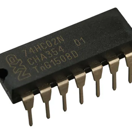 Фото №0 Микросхема логики SN74HC02N / 4×2-NOR