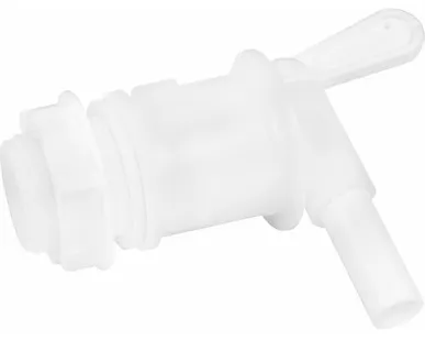 фото Кран для бродильных емкостей белый