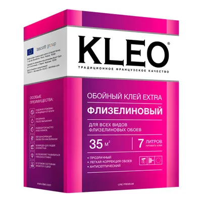 Фото №0 Клей обойный Kleo Extra Флизелиновый Line Premium 0,25 кг