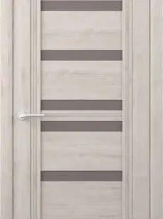 фото Межкомнатные двери ALBERO "Миссури" Кремовый/Мателюкс бронза(ДО)