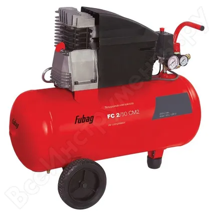 Фото №0 Компрессор FC 2/50 CM2 (222 л/мин. 50л. 8бар. 1,5кВт) FUBAG