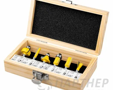 фото Набор фрез Kolner KMC 6/6 (Вид - концевая, d хвостовика 6 мм)