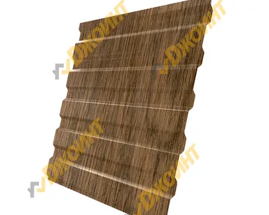 фото Профнастил С-20 0,5 Printech Real Print Hazelnut (Фундук)